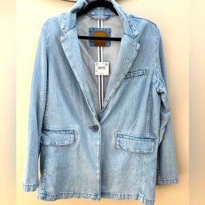 NWT, American Eagle Oversized Denim Blazer, Size Small